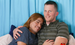 Angelito and Eric Wolfe