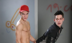 Jack Blooms Bare Anal In Public Bathroom