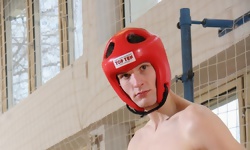 Kickboxing Blokes Getting Boned
