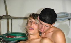 Leon Bares Fucked Raw In The Workroom