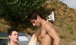 Sharing A Tent And Some Jizz