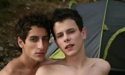 Sharing A Tent And Some Jizz