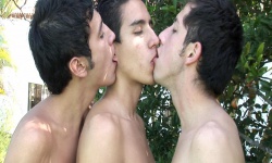 Barebackin' Backyard Twinks