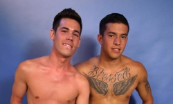 Clark Kent and Joey Rico
