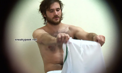 Hairy Footballer Peeped On
