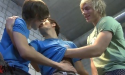 Christian Elliot, Daniel Woods and Paul Blow