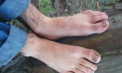 Dustin And His Big Hairy Feet