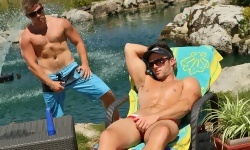 Trystan Bull and Marko Lebeau in Leisure Rules