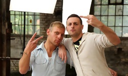 Josh Charteris and Riley Tess