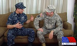 PFC Axel and Petty Officer Jakobee