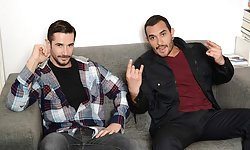 Horny Hunks - Behind the Scenes