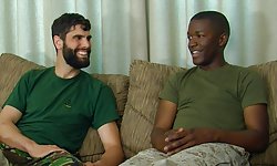 Assistant Ryan and Private Antonio