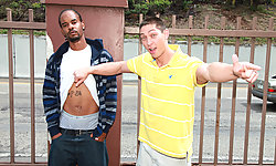 Thug Gets Banged Outdoors