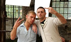 Josh Charteris and Riley Tess