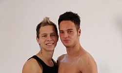 Justin Greil and Petr Kluk