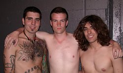 3 Guys Swallowing Cum