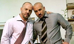 Carlo Cox and Luca Falcini