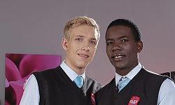 Sven Laarson and Devon LeBron