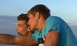 Harris Hilton and Julien Hussey