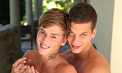 Kevin Warhol and Julien Hussey Pin-Up