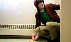 Cute Nerd Puts Some Effort Into It