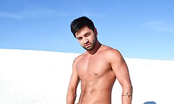 Jerking In The Sand With Dominic